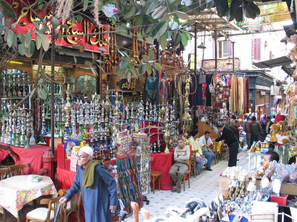 Old market in Cairo, Egypt, in North Africa