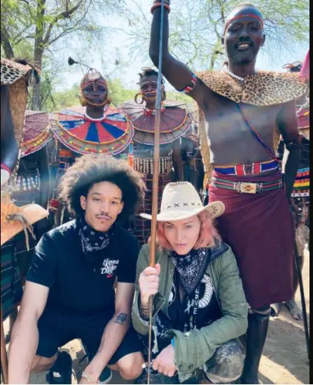 Madonna in Kenya