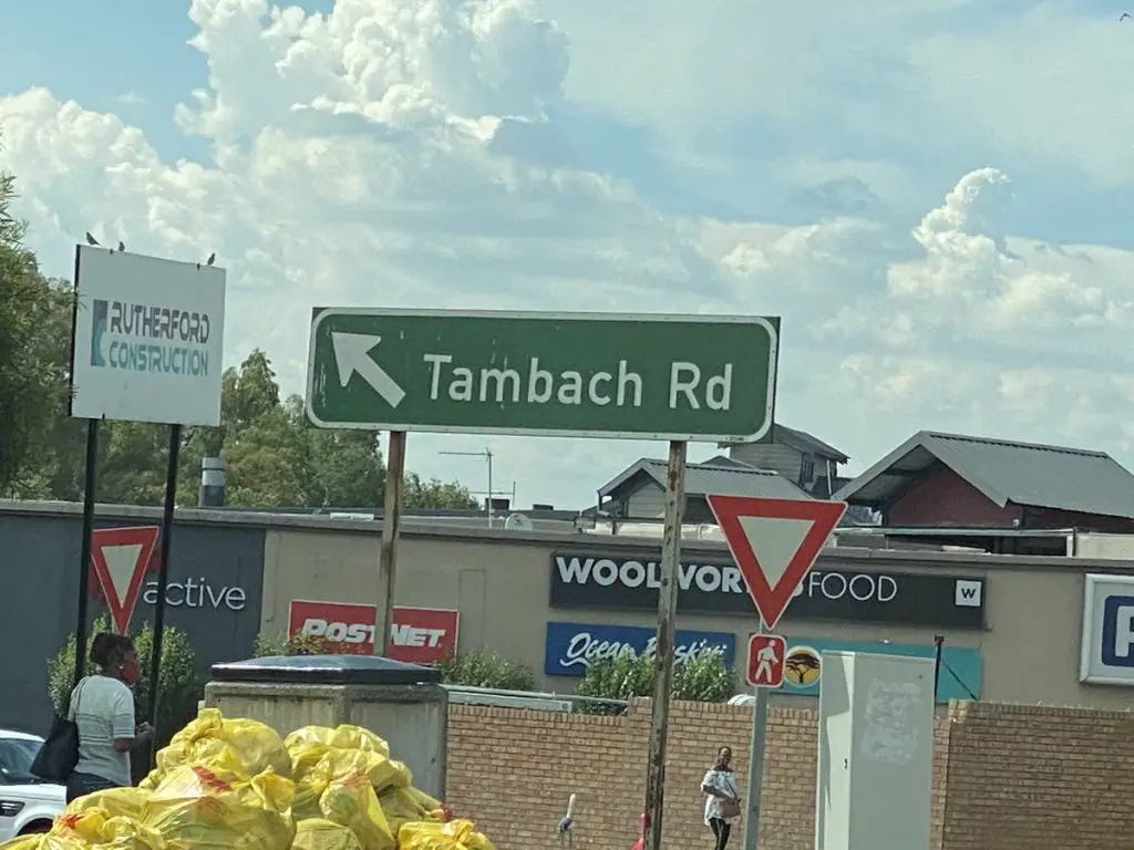 Tambach road is a Kenyan name in Sunninghill South Africa