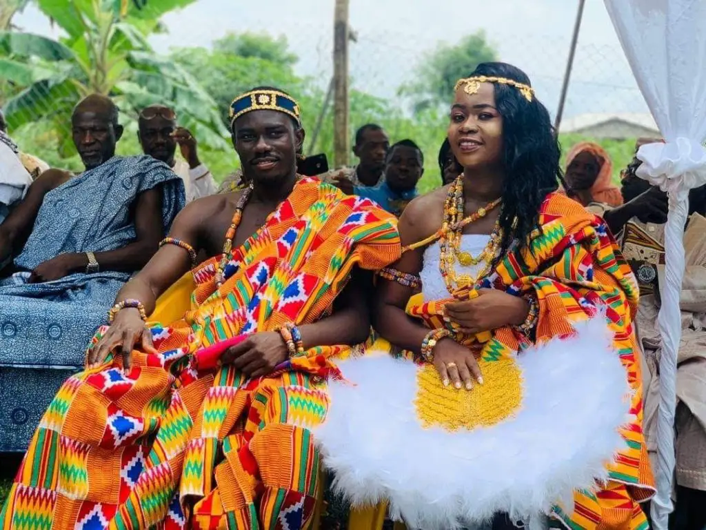 Unique African marriage.