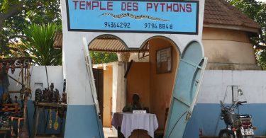 Benin in Africa Temple of Pythons