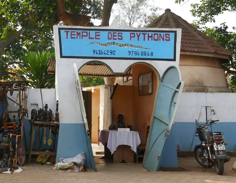 Benin in Africa Temple of Pythons