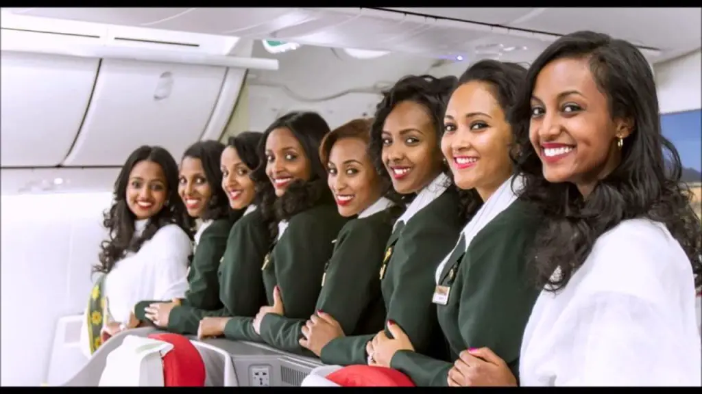 Ethiopian Airlines beautiful ladies crew