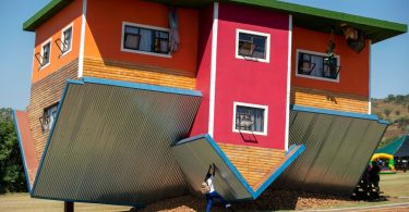 The upside Down House in South Africa