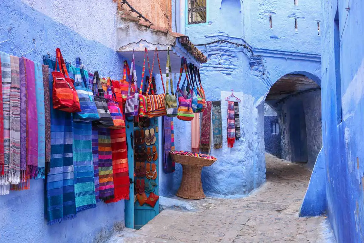 Chefchaouen in Morocco. 
