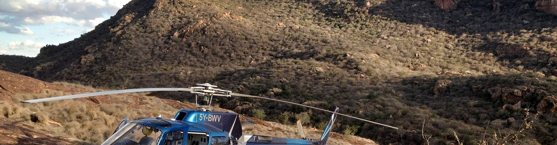 Helicopter rides in kenya
