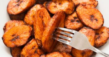 Sweet fried plantains