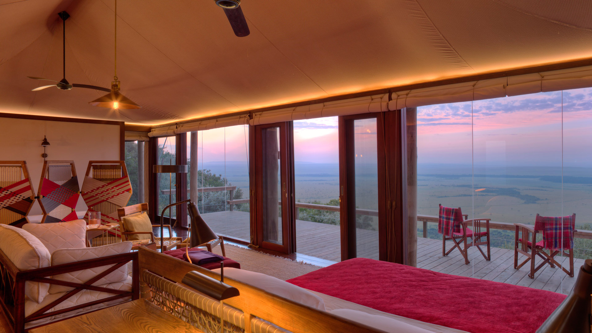 Angama Mara bedroom view