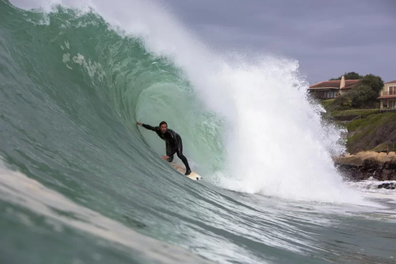 surfing at Cape St. Francis Eastern Cape