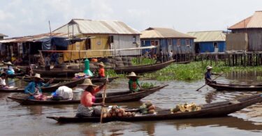 Floating village of ganvie