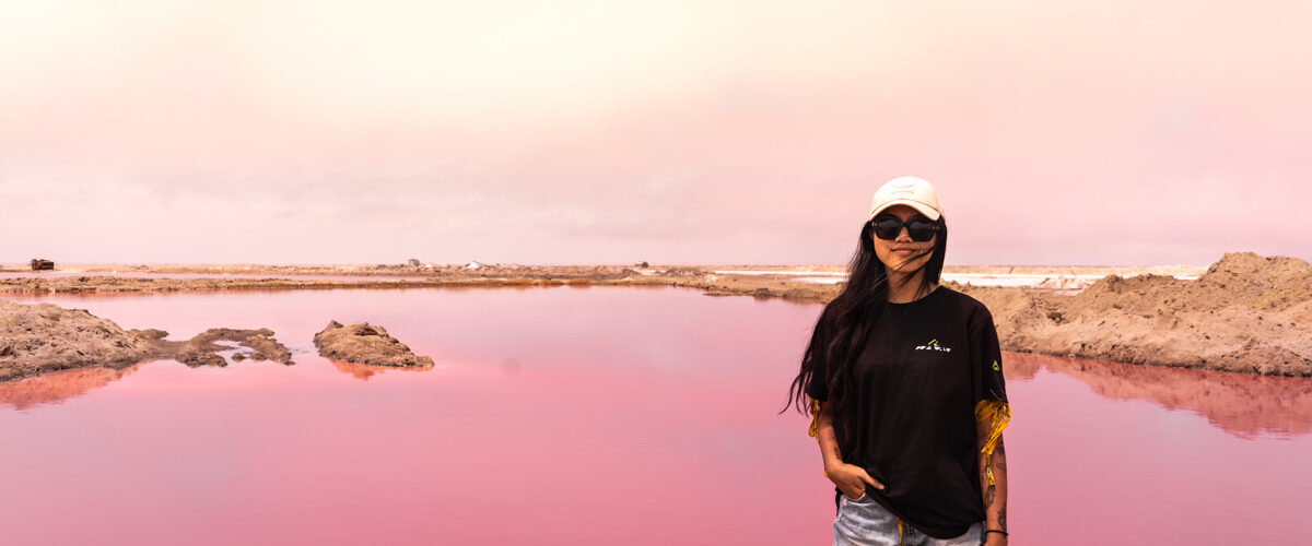 pink lake walvis bay