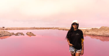 pink lake walvis bay