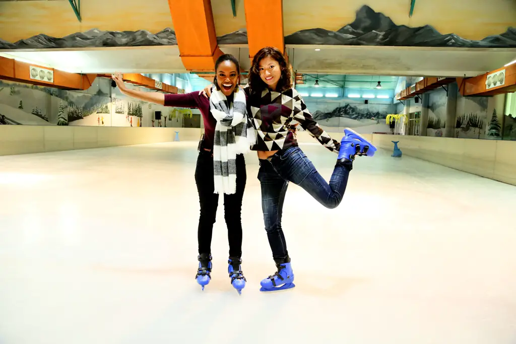 Ice skating 