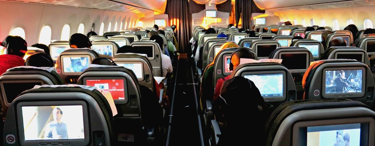 inside kenya airways economy class