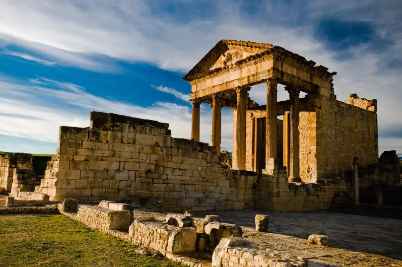 Historical sites in Tunisia