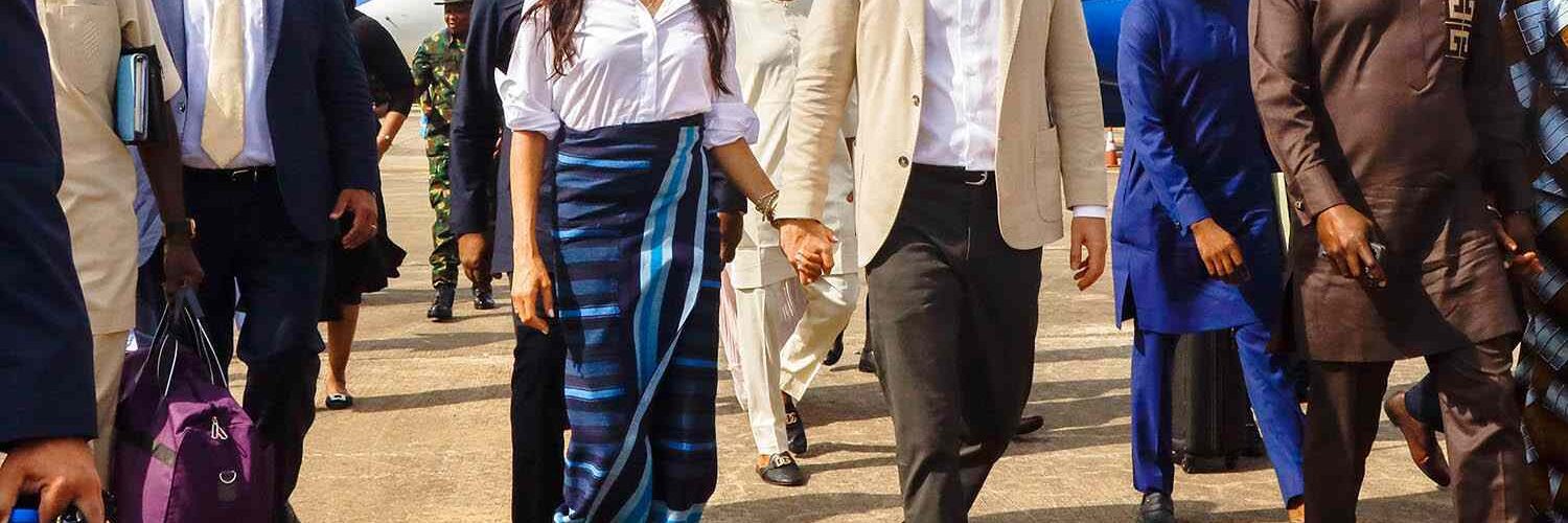 prince harry and meghan visit to nigeria